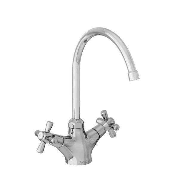 Смеситель для кухни AVRORA Pulse AV2021 с высоким поворотным изливом
