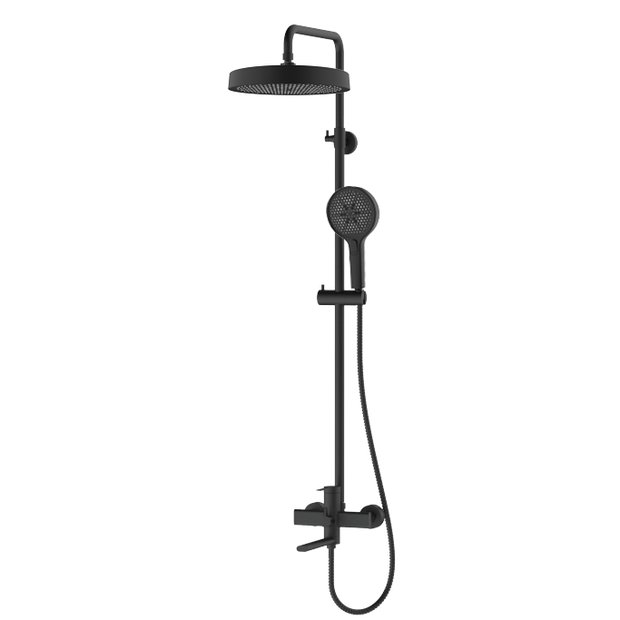 Душевая система для ванны VELA  AV6440B, цвет чёрный