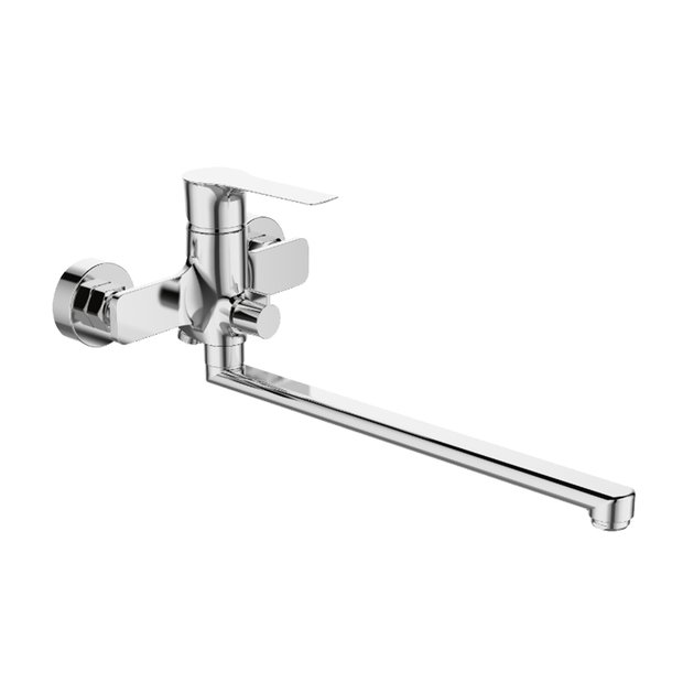 Смеситель универсальный AVRORA Line AV3134 с поворотным изливом 350 мм