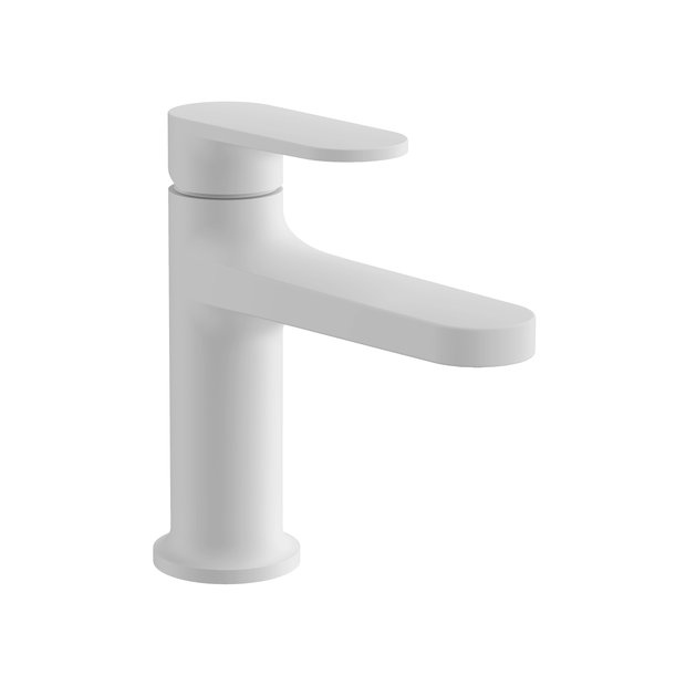 Смеситель для умывальника AVRORA Rumy AV5910W монолитный, цвет белый