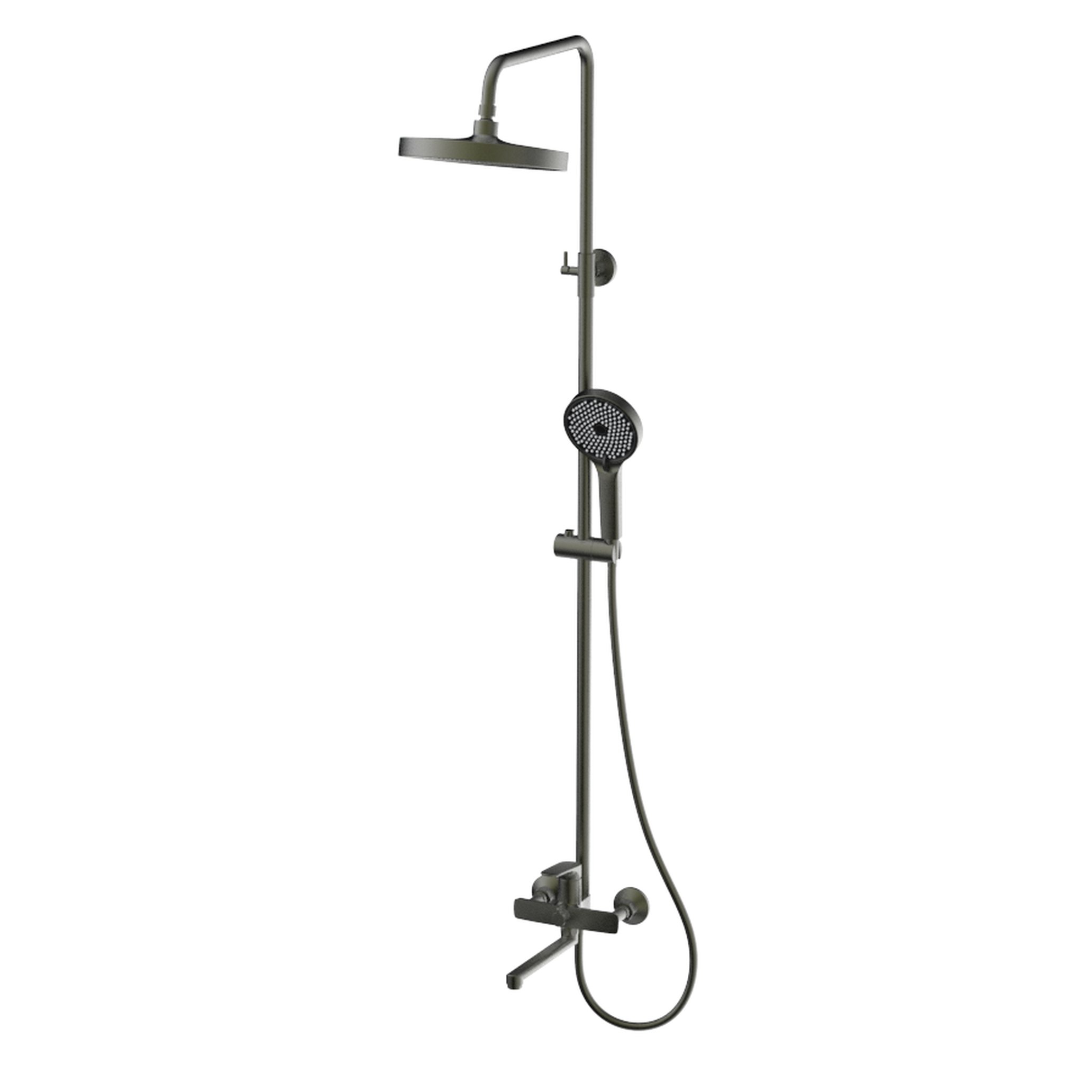 Душевая система для ванны NOVA  AV6040GM, цвет оружейная сталь