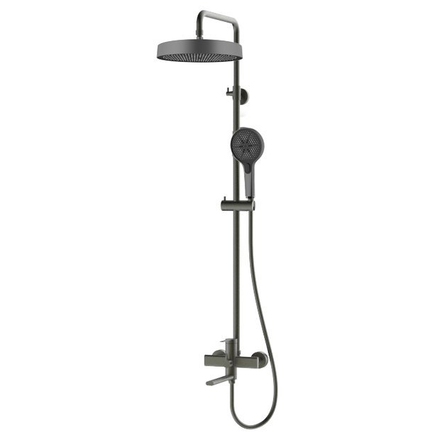 Душевая система для ванны VELA  AV6440GM, цвет оружейная сталь