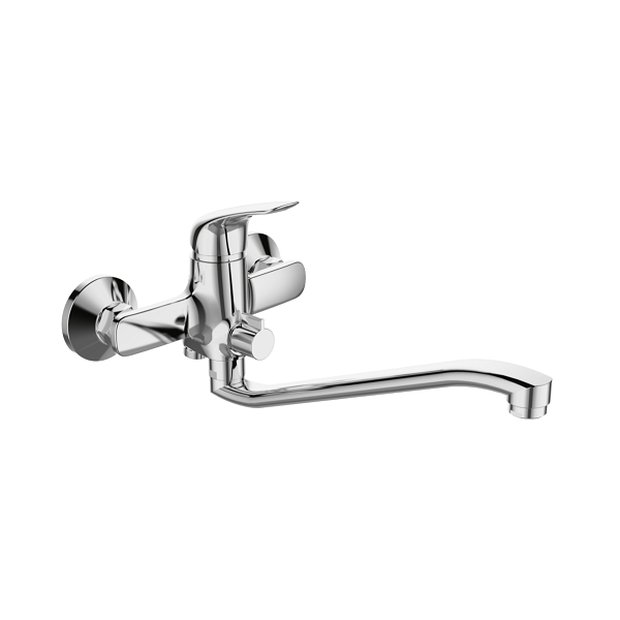 Смеситель универсальный AVRORA Glade AV3033 с поворотным изливом 350 мм