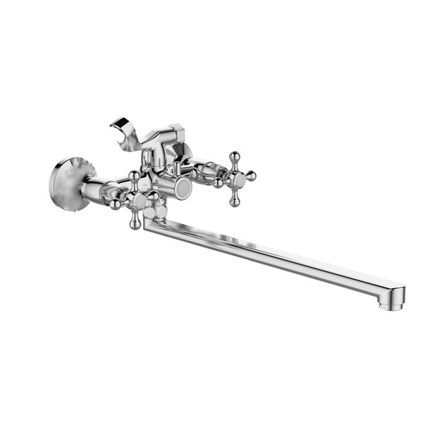 Смеситель универсальный AVRORA Vesta AV2130 с поворотным изливом 350 мм