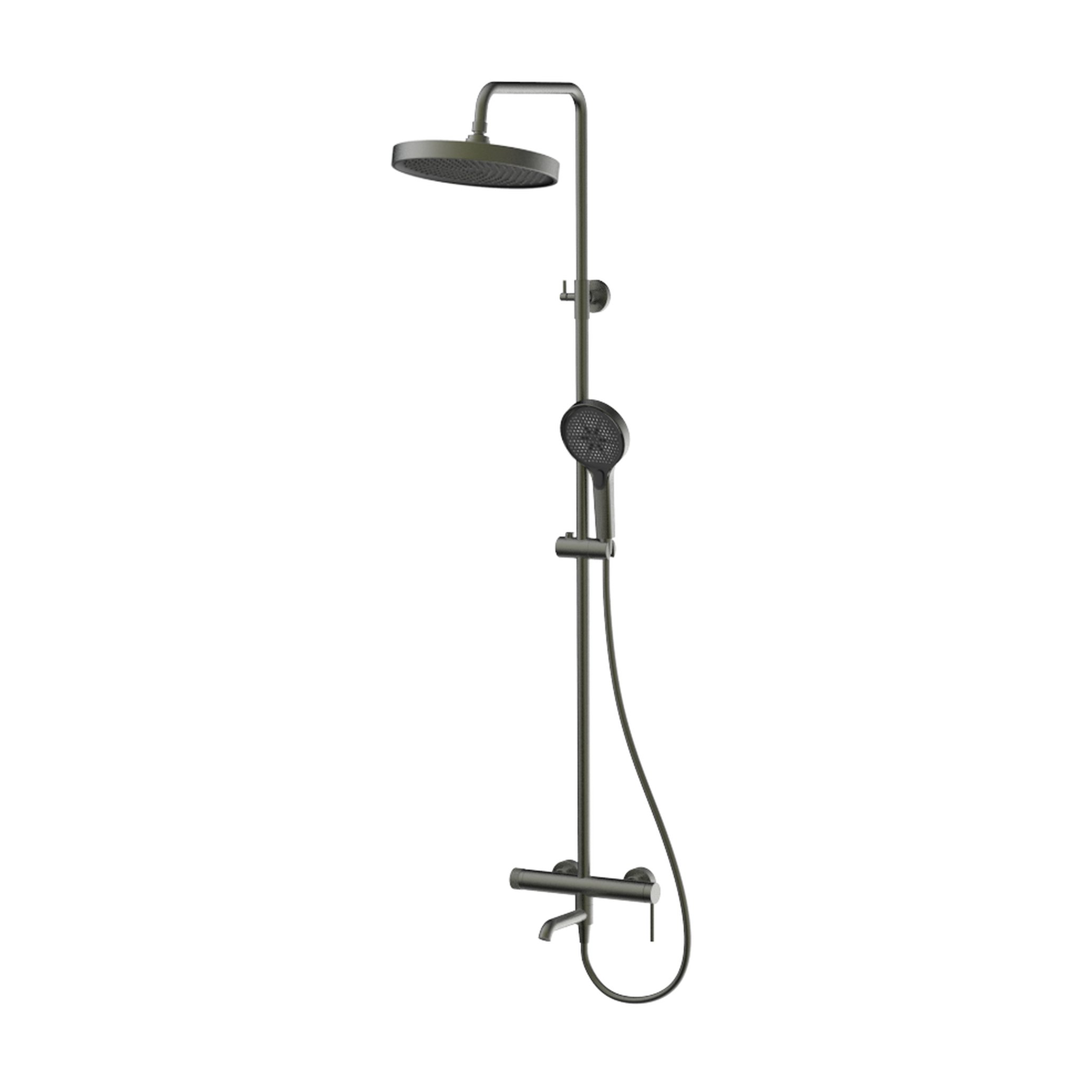 Душевая система для ванны AURA  AV7540GM, цвет оружейная сталь
