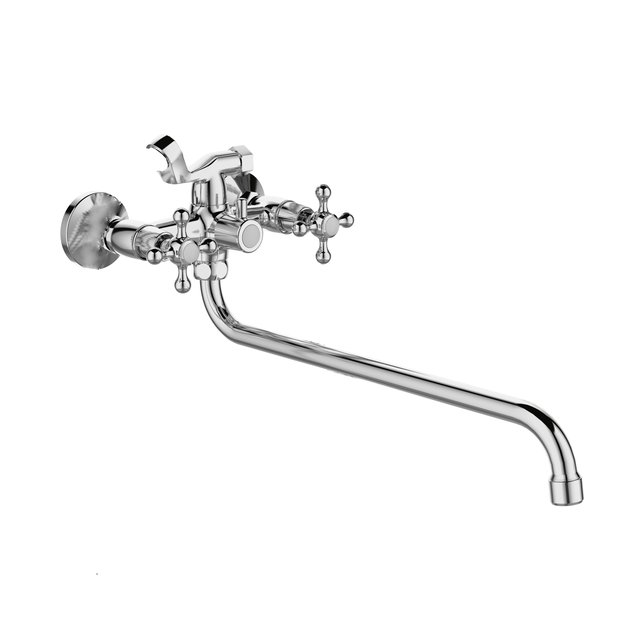 Смеситель универсальный AVRORA Vesta AV2133 с поворотным изливом 400 мм