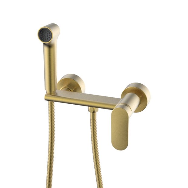 Смеситель гигиенический RUMY  AV5904Gold, цвет золото