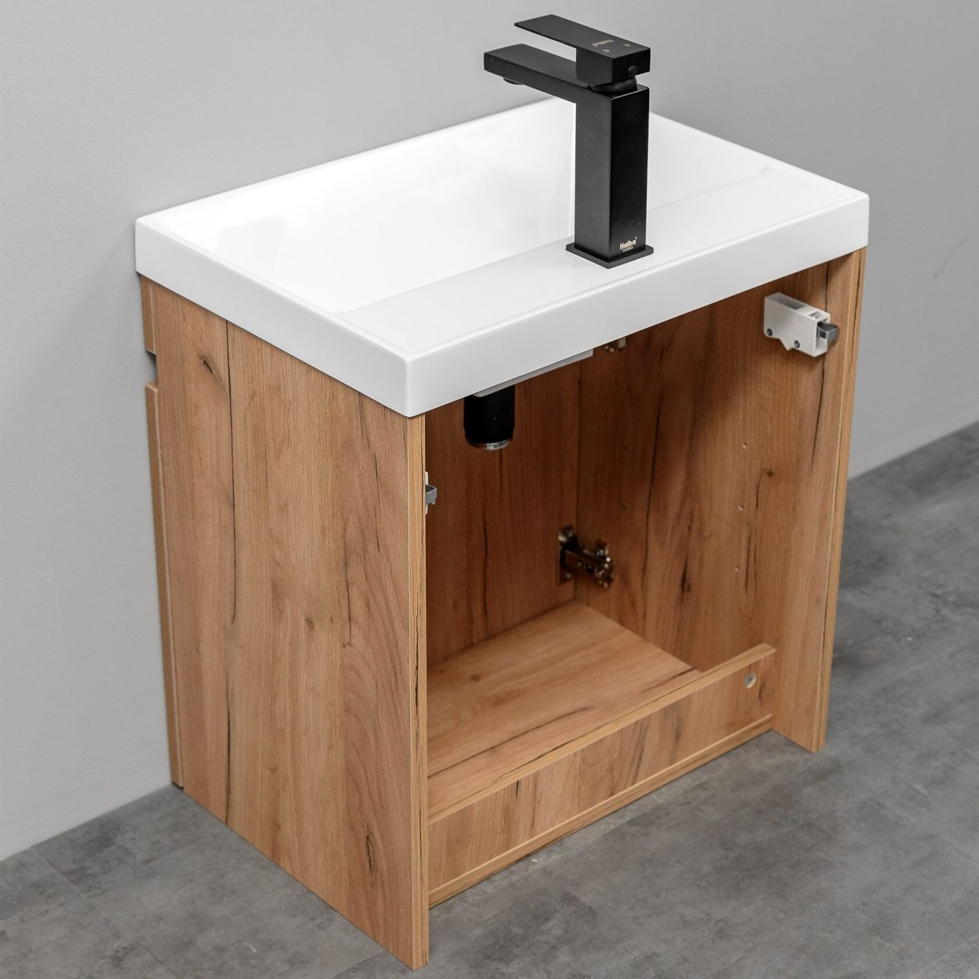 ИЗЕО 50 комплект мебели подвесной c дверцами (под Слим 50/Альтаис 35), Крафт Золотой IZ-S-T50K/PW2