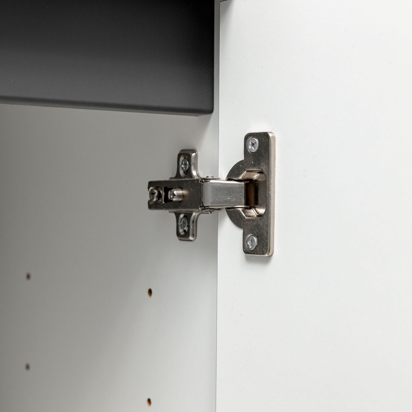 ФОРТУНА 50 Комплект мебели подвесной, дверь с вырезом (под Слим 50/Альтаис 35), цвет Графит FT-S-T50Gr