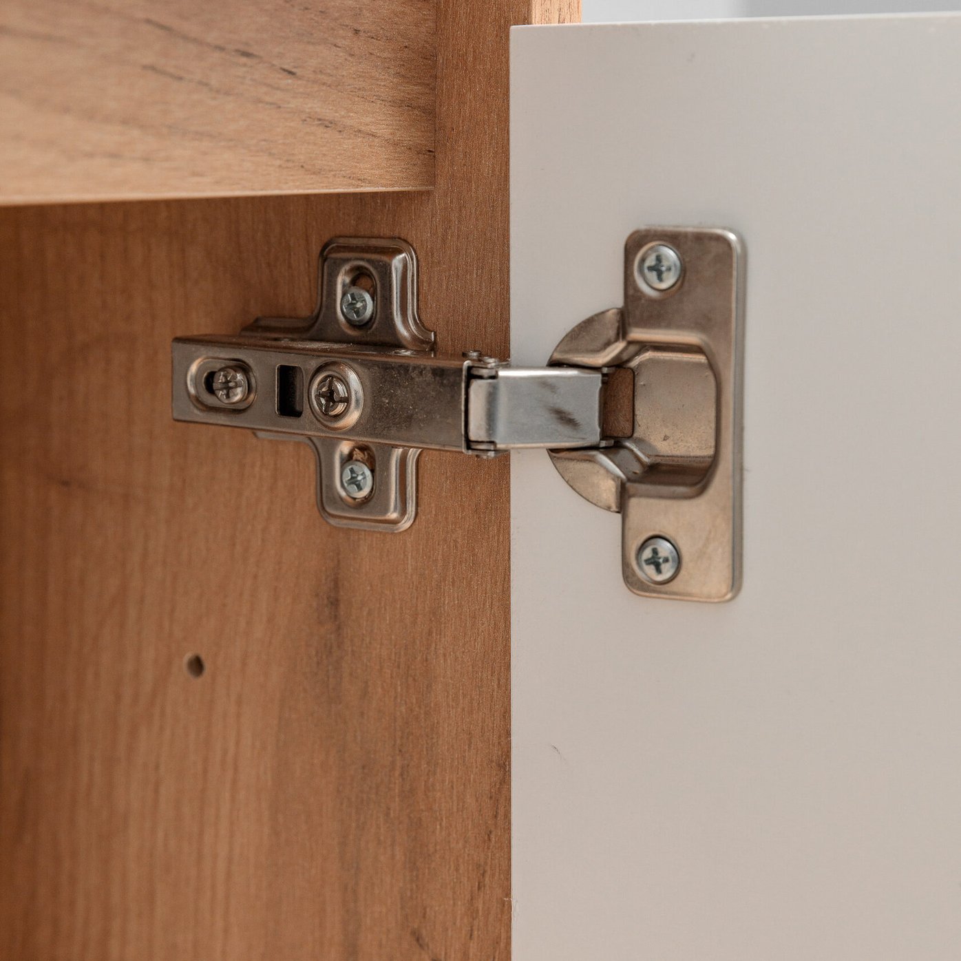 НЕМИ 60 комплект мебели подвесной c дверцами (тумба + умывальник Дакота 60), Белый + Дуб крафт NM-D-T60-W/KPW