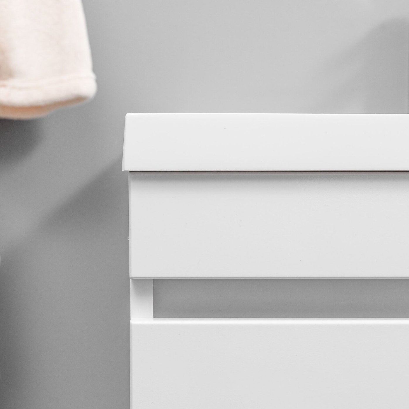 НЕМИ 60 комплект мебели подвесной c дверцами (тумба + умывальник Дакота 60), Белый