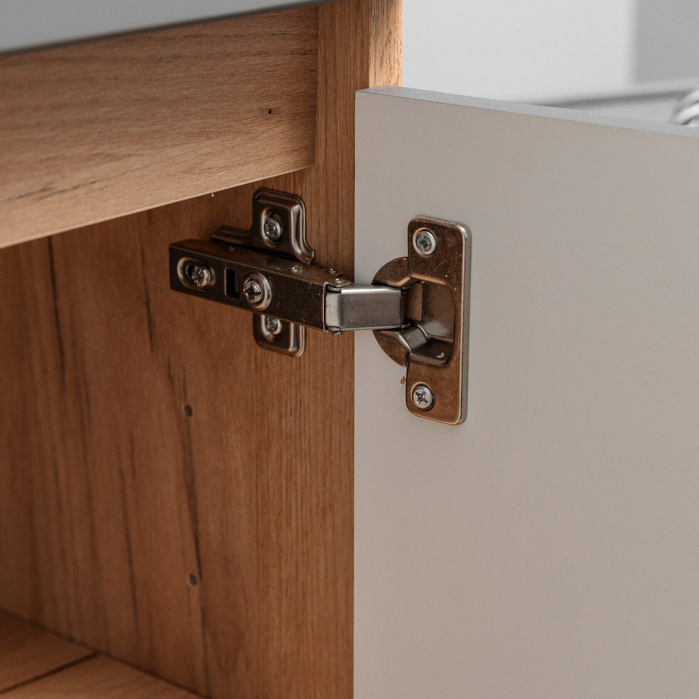 НЕМИ 60 комплект мебели подвесной c дверцами (тумба + умывальник Дакота 60), Дуб крафт + Графит NM-D-T60Gr/PW