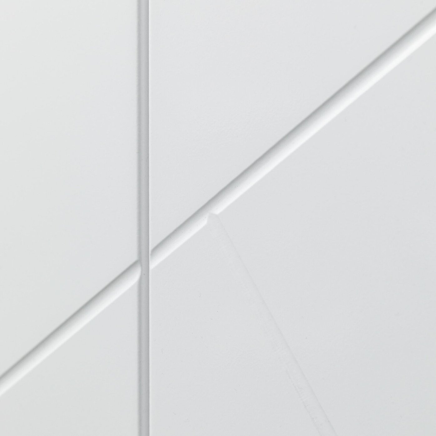 МИО 50 Комплект мебели подвесной с дверцами, фасад МДФ геометрия (под Слим 50/Альтаис 35), Белый MI-T50-W