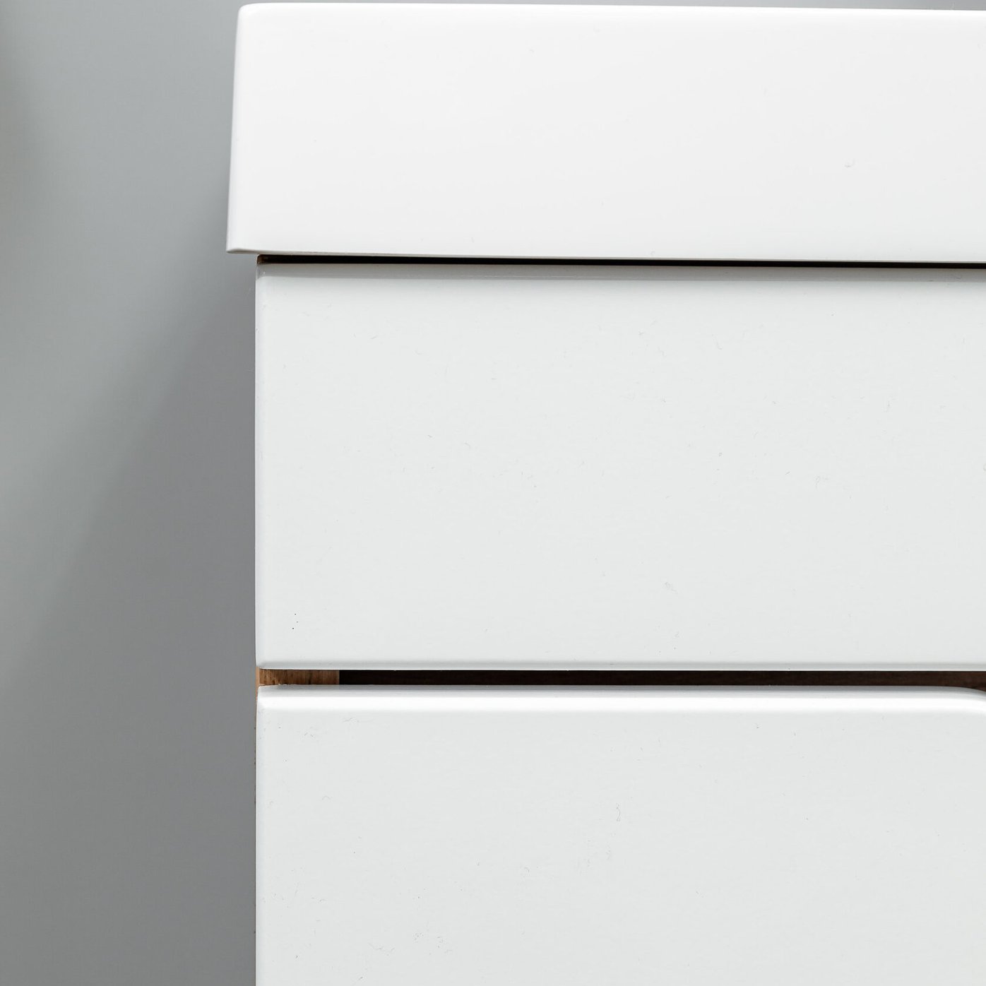 ФОРТУНА 50 Комплект мебели подвесной, дверь с вырезом (под Слим 50/Альтаис 35), цвет Белый+Крафт FT-S-T50W/PW