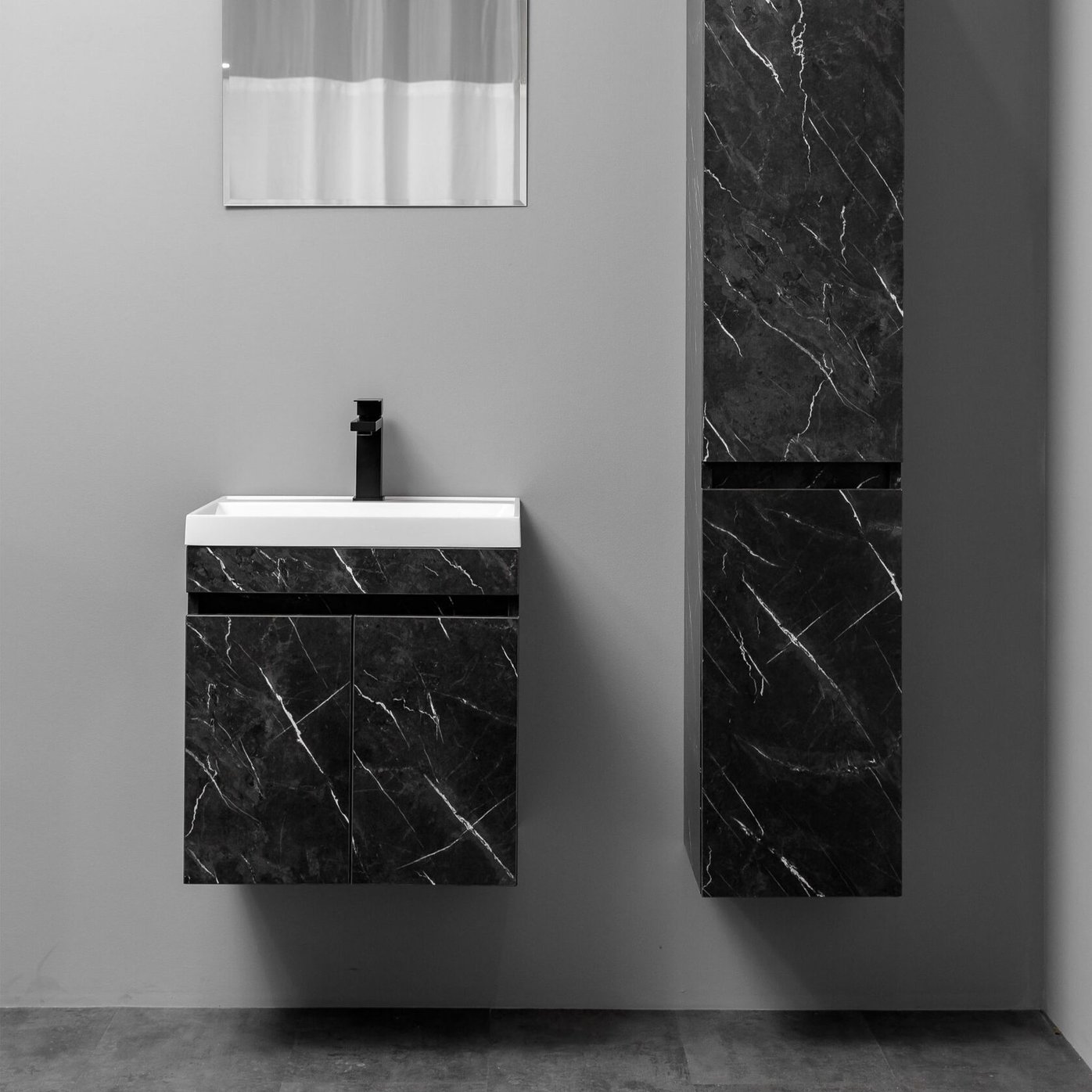 ИЗЕО 50 комплект мебели подвесной c дверцами (под Слим 50/Альтаис 35), Креатель IZ-S-T50Kr