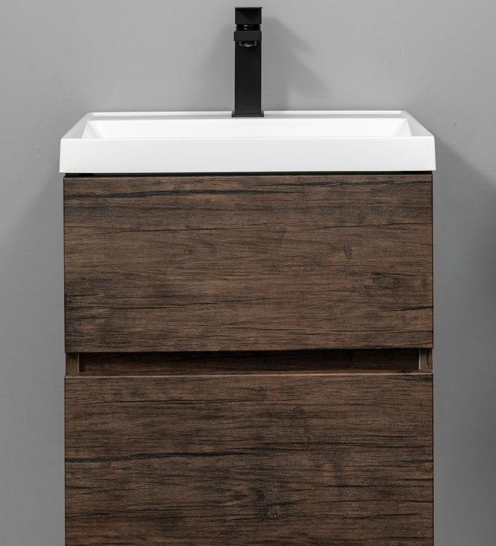 Bruno 50 комплект мебели, подвесной с ящиками МДФ (под Слим 50/Altais 35) цвет Орех темный Br-S-T50OR