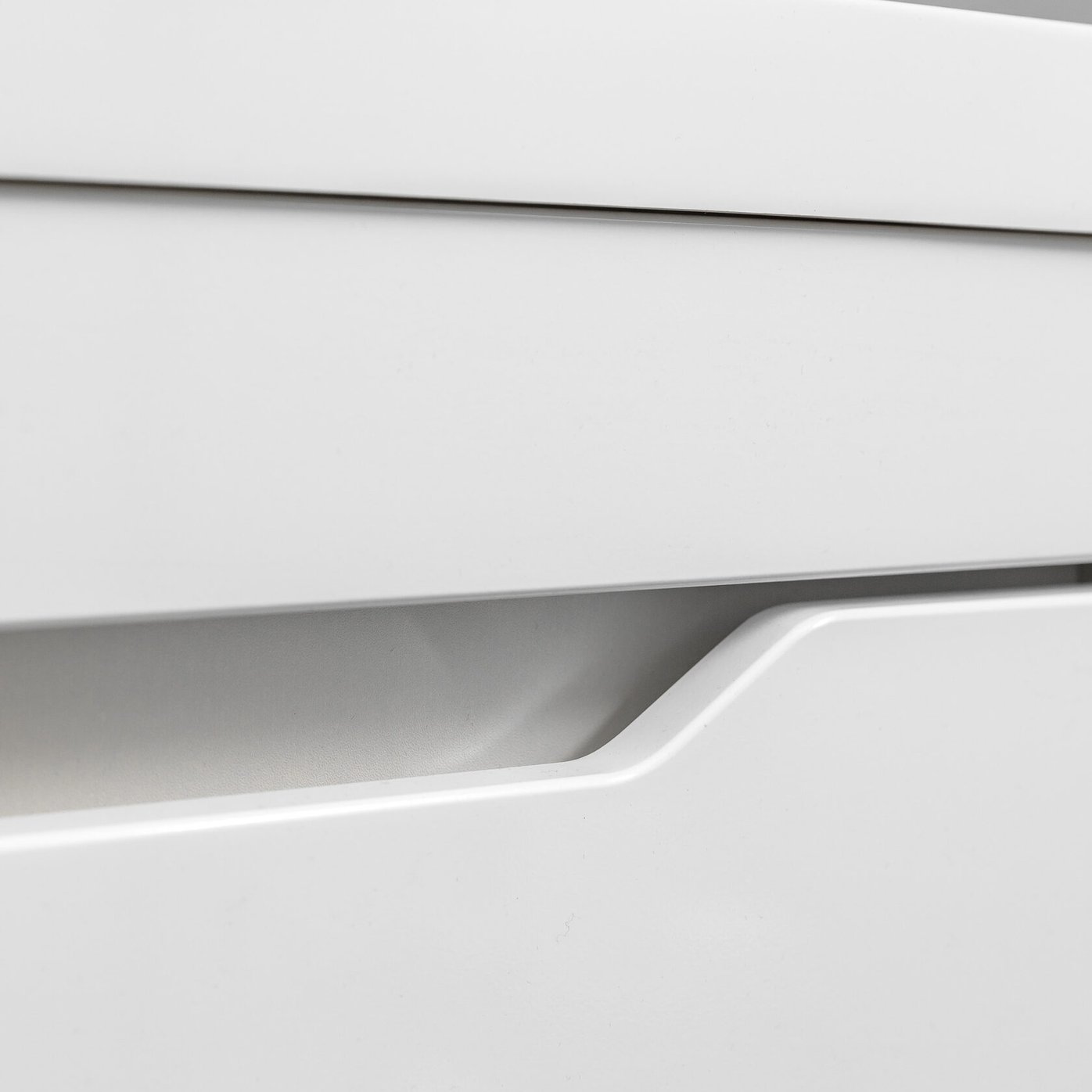 ФОРТУНА 50 Комплект мебели подвесной, дверь с вырезом (под Слим 50/Альтаис 35), цвет Белый FT-S-T50W